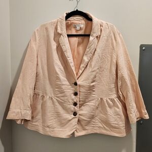 Women's Pink Babydoll Blazer